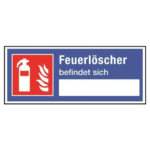 Brandschutzschild Acryl: Feuerlöscher - F001