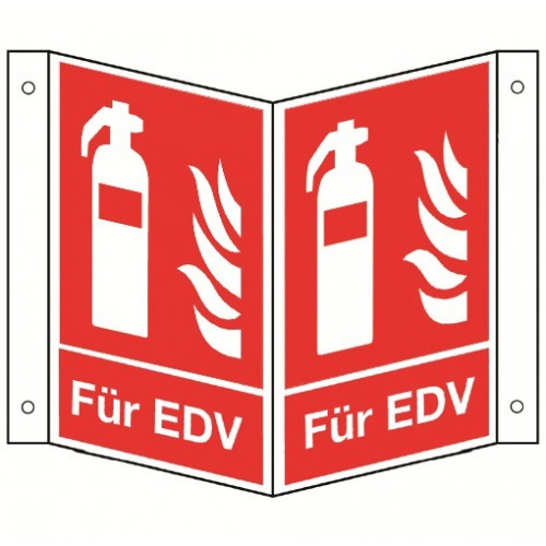 Brandschutzschild Acryl: Feuerlöscher - F001